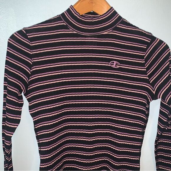 NWT Champion Ribbed Mock Neck Long Sleeve Small - Picture 3 of 5